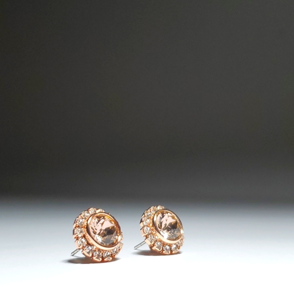 Ted Baker London CHAMPAGNE Swarovski Crystal Sully Daisy Stud Earrings